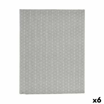 Tablecloth Thin canvas Anti-stain Star 140 x 180 cm Grey...