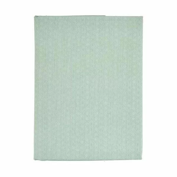 Tablecloth Thin canvas Anti-stain Light Green Star 140 x 180 cm (6 Units)