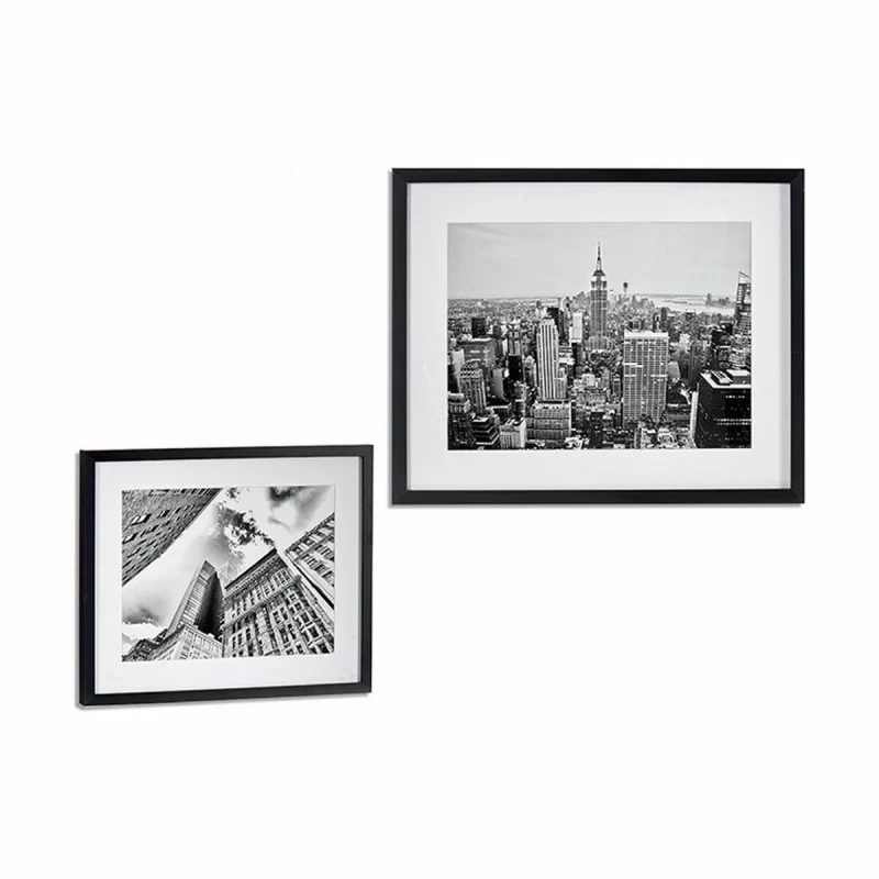 Painting Building Wood Glass 43 x 3 x 53 cm (6...