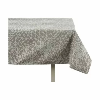Tablecloth Jacquard Anti-stain Abstract 140 x 180 cm Grey... 2