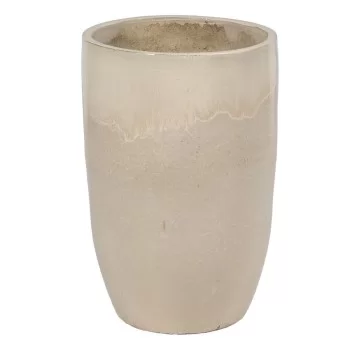 Vase Cream Ceramic 52 x 52 x 80 cm (2 Units) 2