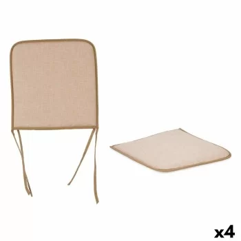Chair cushion 38 x 2,5 x 38 cm (4 Units)