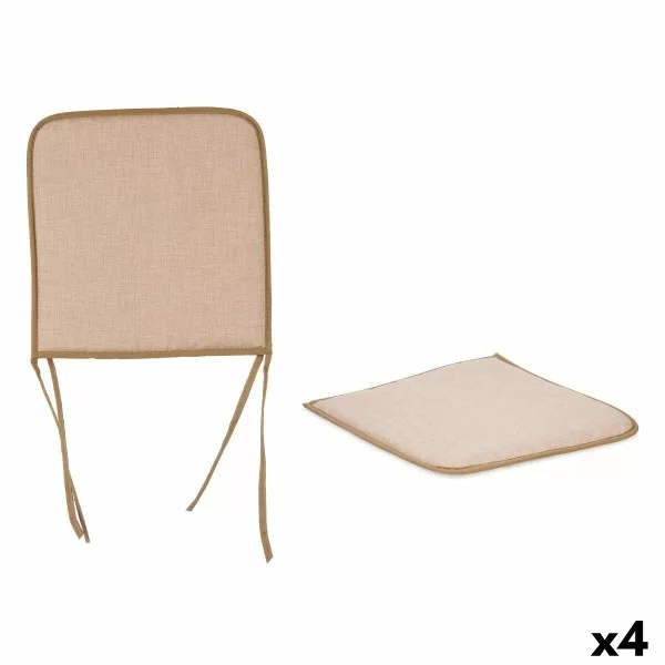 Chair cushion 38 x 2,5 x 38 cm (4 Units)