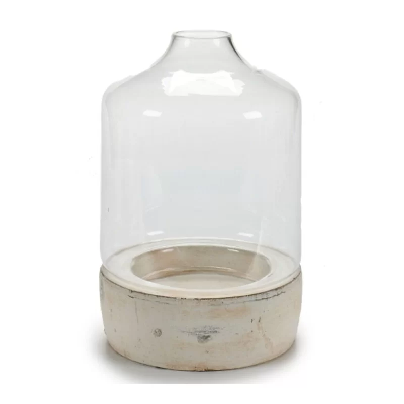 Candleholder Transparent Stone Crystal 15,2 x...