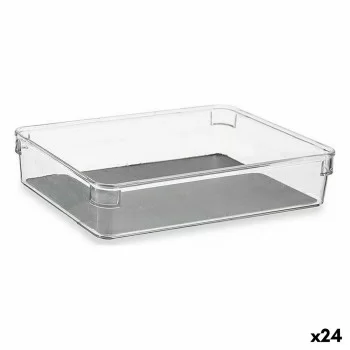 Drawer Organizer Recycled plastic Grey 16 x 4,5 x 24 cm...
