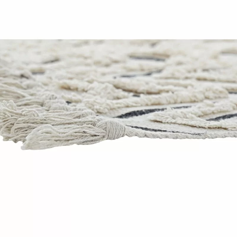 Carpet DKD Home Decor Black White (120 x 180 x...