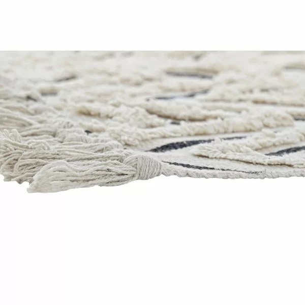 Carpet DKD Home Decor Black White (120 x 180 x 1 cm)