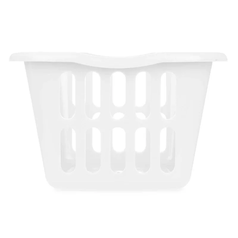Basket White polypropylene 50 L 58 x 24 x 42 cm...