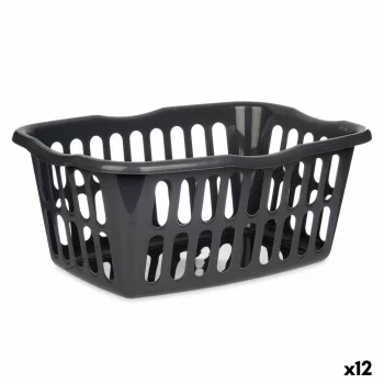 Basket Anthracite polypropylene 50 L 58 x 24 x 42 cm (12...
