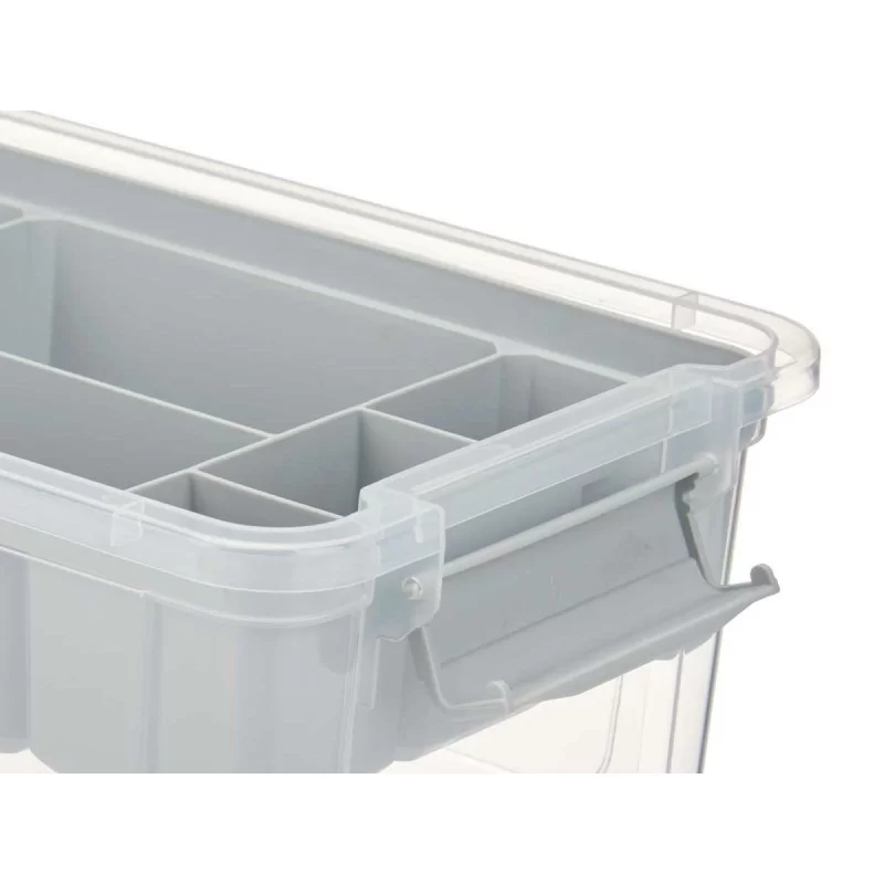 Multi-use Box Grey Transparent Plastic 5 L 29,5...