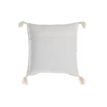Cushion DKD Home Decor Blue 45 x 10 x 45 cm Arab Fringe 2