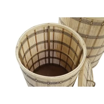 Basket set DKD Home Decor 40 x 40 x 63 cm Bamboo 2