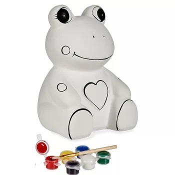 Paint Your Own Money Box Frog Ceramic 15,5 x 21,5 x 16 cm... 2