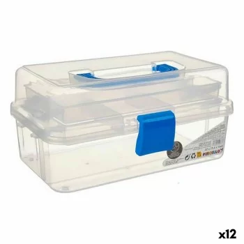 Multi-use Box Blue Transparent Plastic 27 x 13,5 x 16 cm...