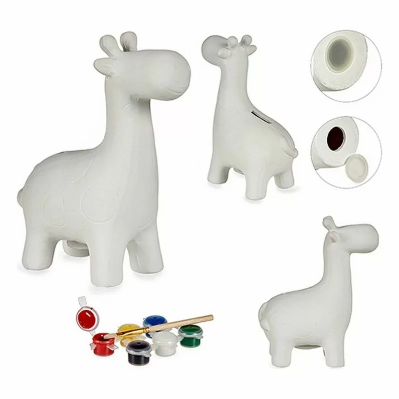 Paint Your Own Money Box Giraffe Ceramic 6,8 x...