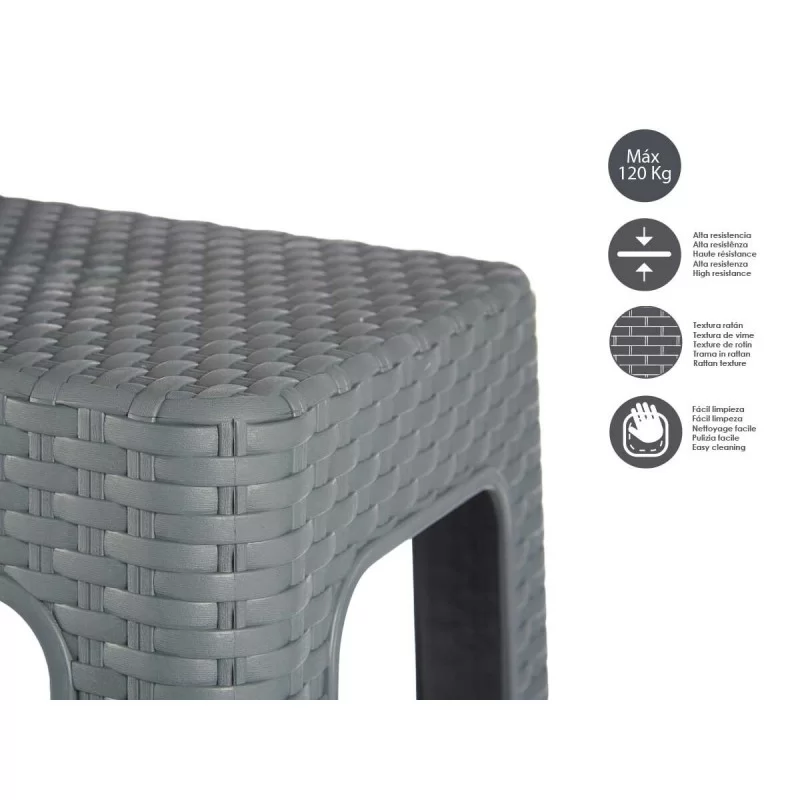 Stool Plastic 36,5 x 45 x 36,5 cm (12 Units)