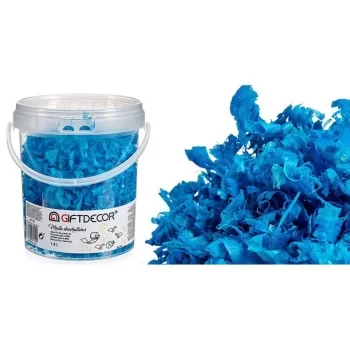 Decorative Shavings 1,4 L Light Blue (6 Units) 2