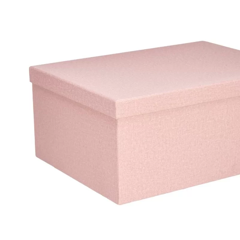 Set of Stackable Organising Boxes Pink...