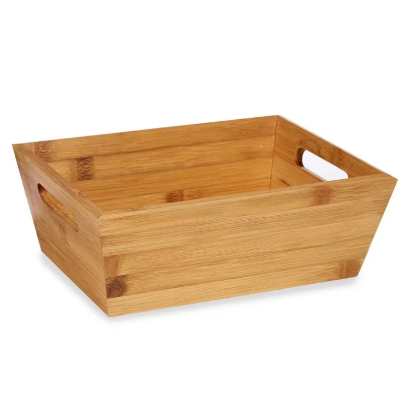 Multi-purpose basket With handles Brown Bamboo...