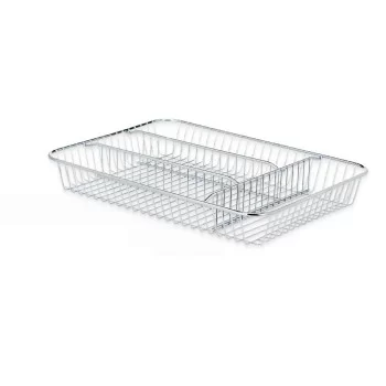 Cutlery Organiser Silver Metal 26 x 4,5 x 35,5 cm (6 Units) 2