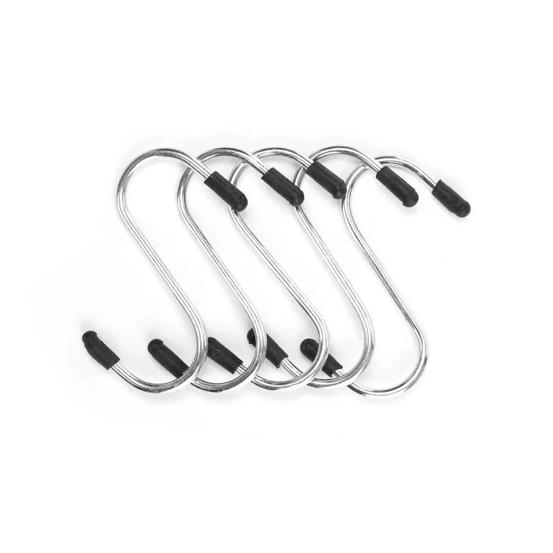 Hook for hanging up Set Silver Metal 7 cm (12...