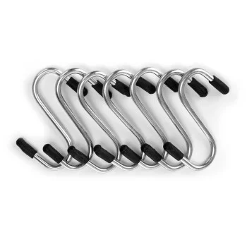 Hook for hanging up Set Silver Metal 4,7 cm (12 Units) 2