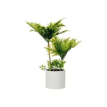 Decorative Plant Palm tree Plastic Cement 12 x 45 x 12 cm... 2