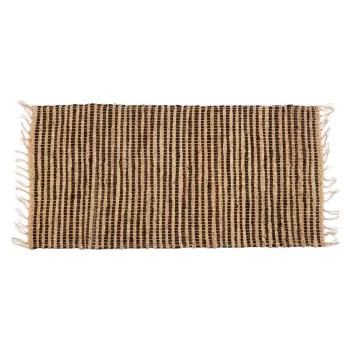 Carpet Black Natural 70 x 1 x 140 cm (8 Units) 2