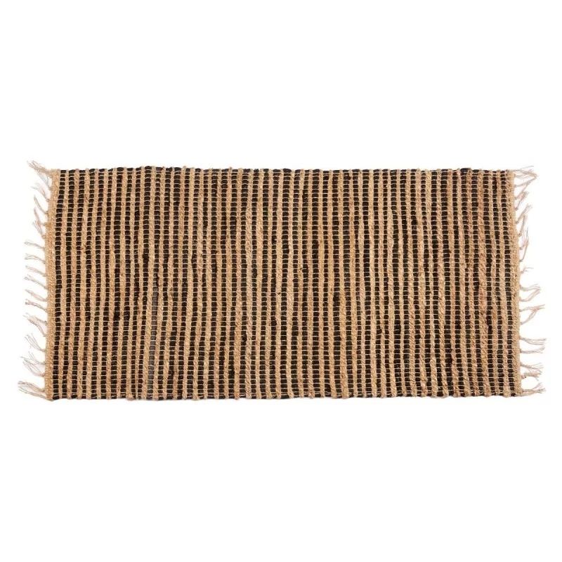 Carpet Black Natural 70 x 1 x 140 cm (8 Units)