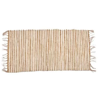 Carpet White Natural 70 x 1 x 140 cm (8 Units) 2