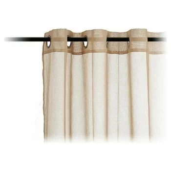 Curtains 140 x 260 cm Beige (6 Units) 2