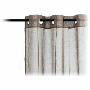 Curtains 140 x 260 cm Brown (6 Units) 2