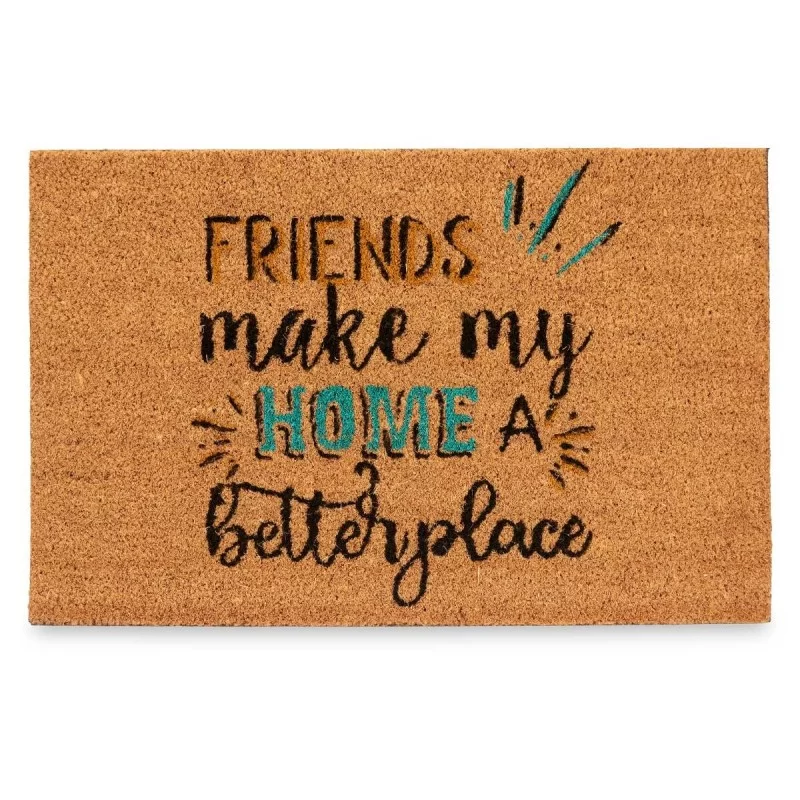 Doormat Friends Blue Natural 60 x 1 x 40 cm (12...