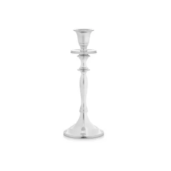 Candle Holder Silver Aluminium 4,5 x 23 x 8 cm (8 Units) 2