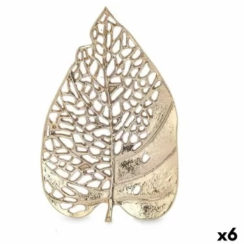 Decorative Figure Sheet Golden Metal 31 x 3,7 x 20 cm (6...