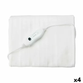 Electric Blanket 60 W White Polyester 80 x 1 x 150 cm (4...