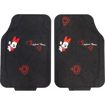 Car Floor Mat Set Minnie Mouse CZ10901 Black