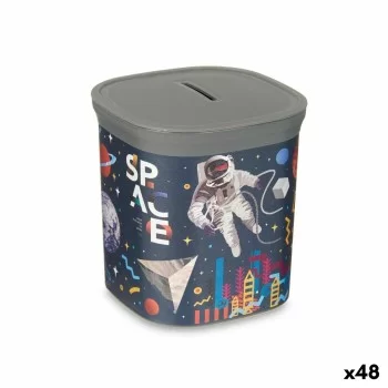 Money box Multicolour Astronaut Plastic 9 x 10,2 x 9 cm...