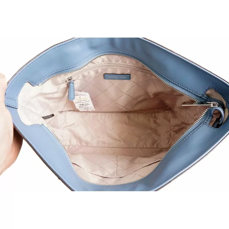 Women's Handbag Michael Kors Jet Set Blue 30 x...