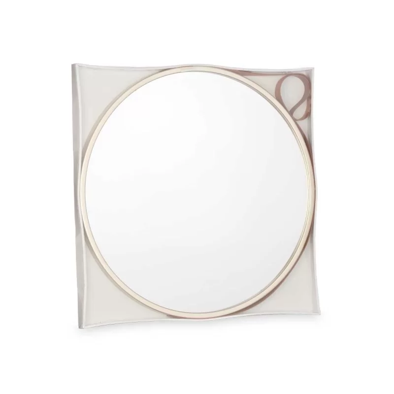 Wall mirror Brown champagne Crystal Polyskin 45...