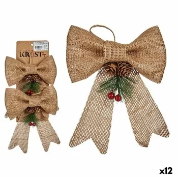 Christmas Decorations Set Lasso Brown Red Green Natural...