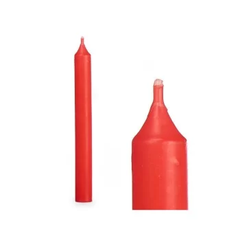 Candle Set Red 2 x 2 x 15 cm (12 Units) 2