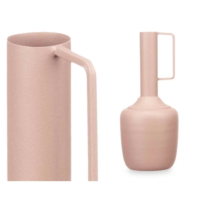 Vase With handle Sand Steel 12 x 30 x 12 cm (6...