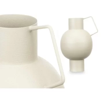 Vase Sphere Light brown Steel 15 x 23 x 13 cm (6 Units) 2