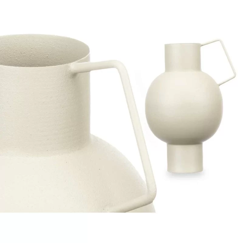 Vase Sphere Light brown Steel 15 x 23 x 13 cm...