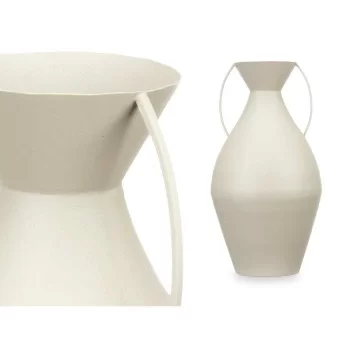 Vase Light brown Steel 22 x 43 x 22 cm (4 Units) 2