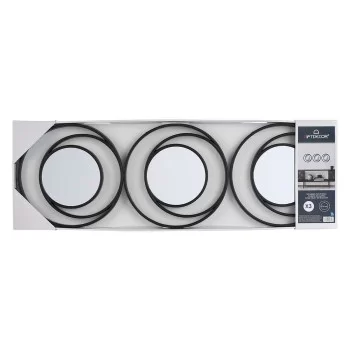 Mirror Set Circular Abstract Black polypropylene 78 x 26... 2