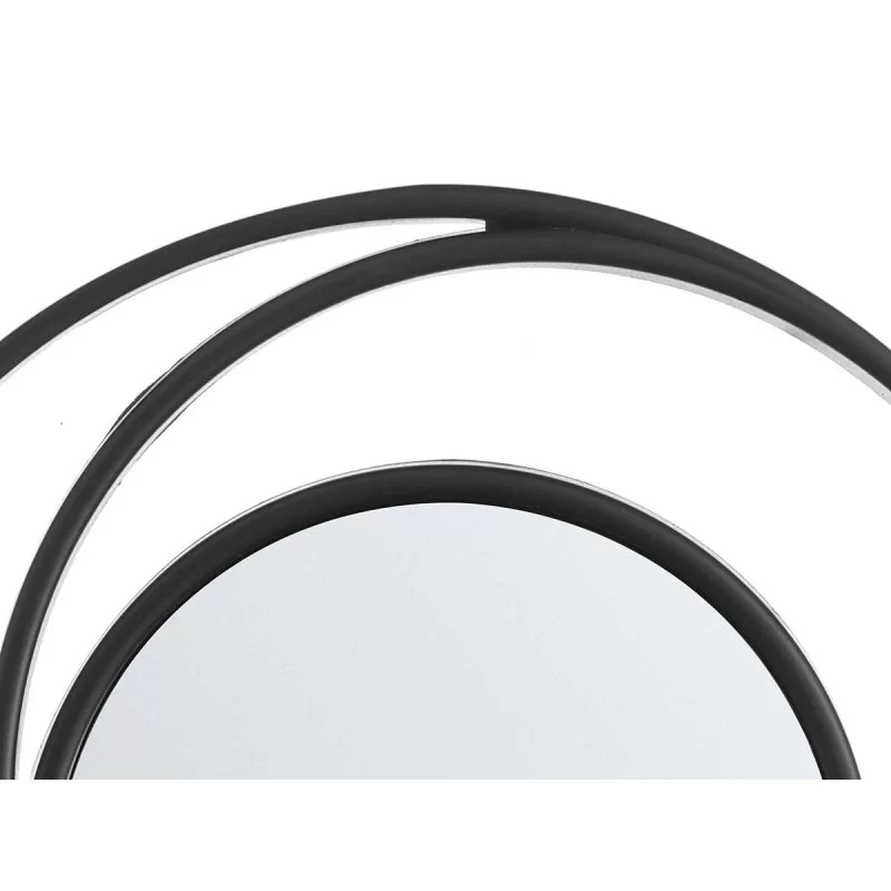 Mirror Set Circular Abstract Black...