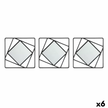 Mirror Set Squared Abstract Black polypropylene 78 x 26 x...