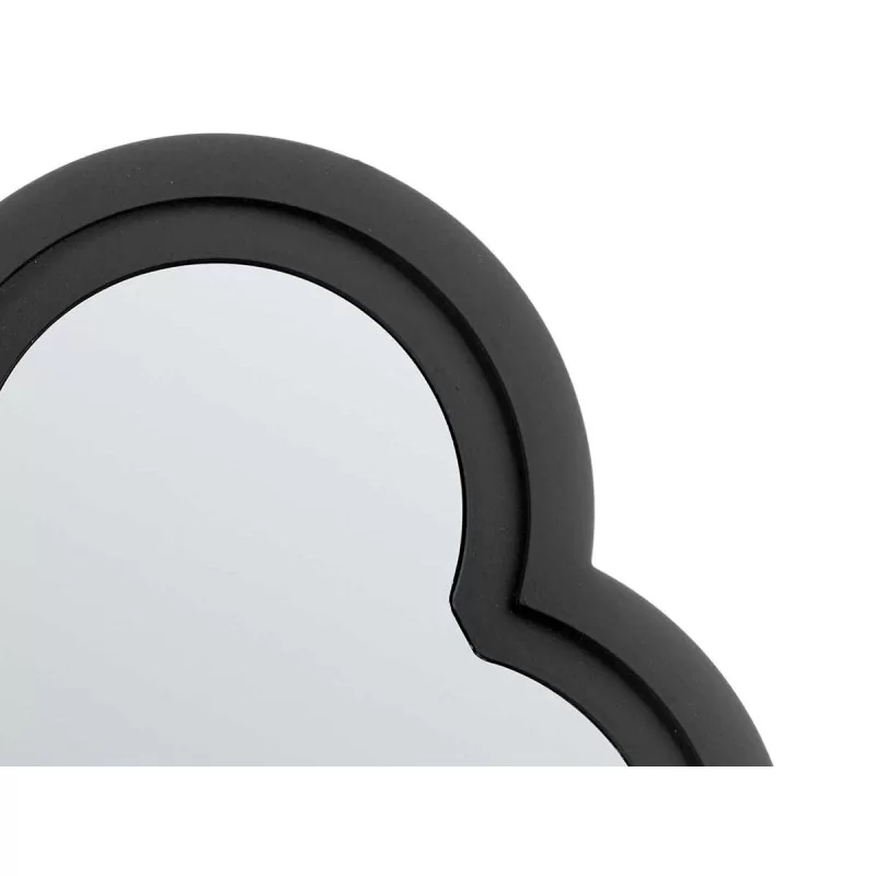 Mirror Set Flower Black polypropylene 78 x 26 x...